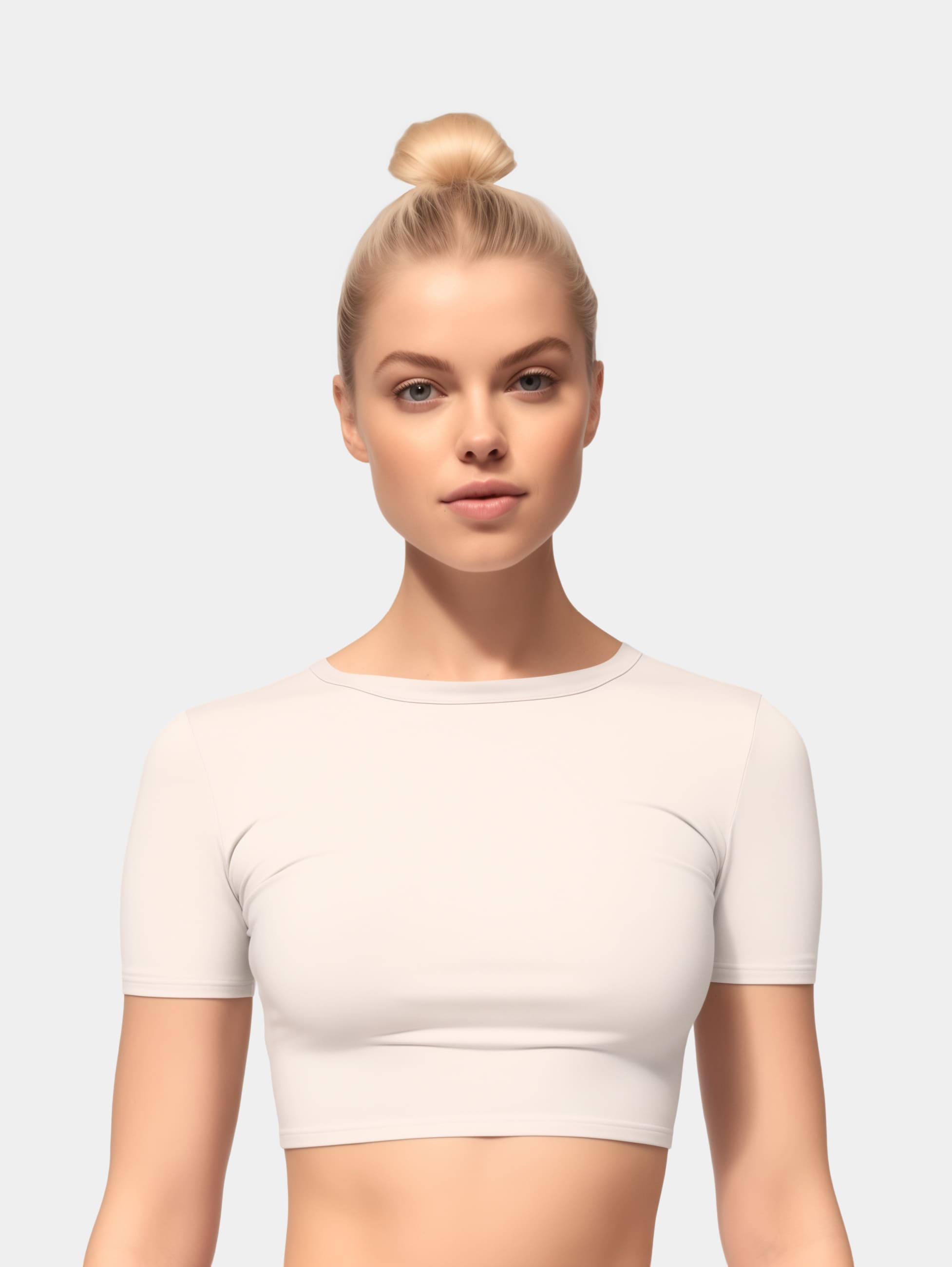 Minimalist Half-Sleeve Crop