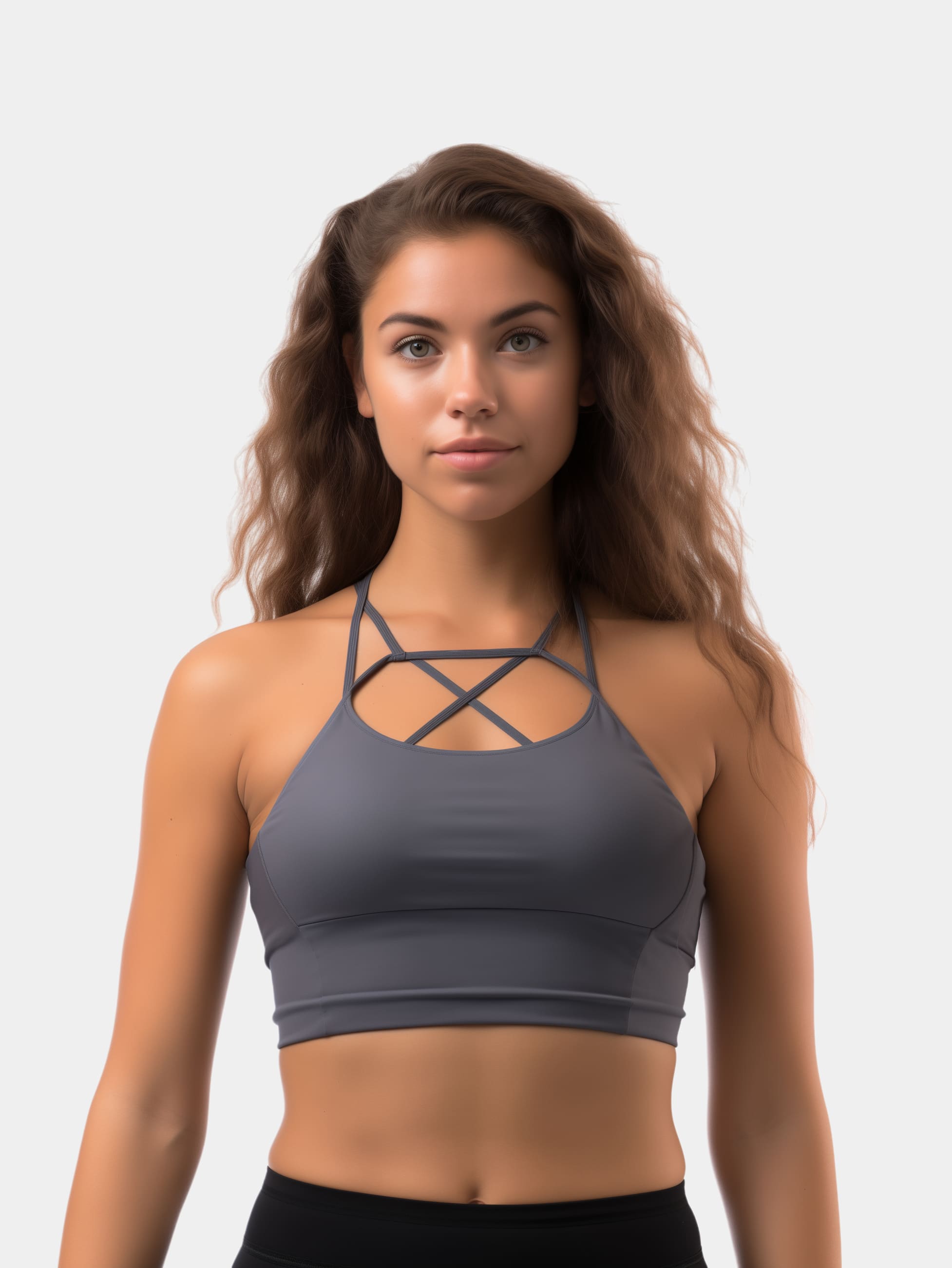 Strappy Support Sports Bra